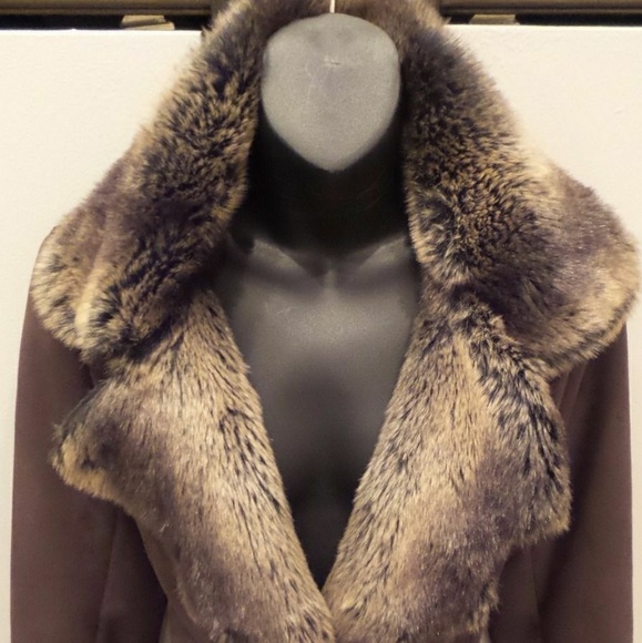 Pierre Balmain Paris authentic real brown coat XS - Picture 3 of 8